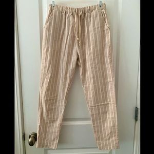 Pink Linen Pants